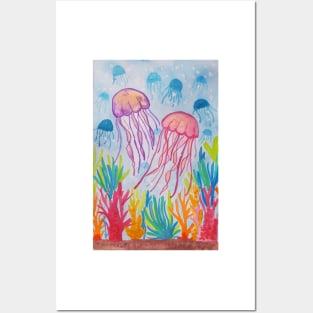 Jelly fish Posters and Art